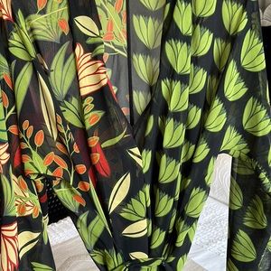 Zara  chiffon dress with built in slip